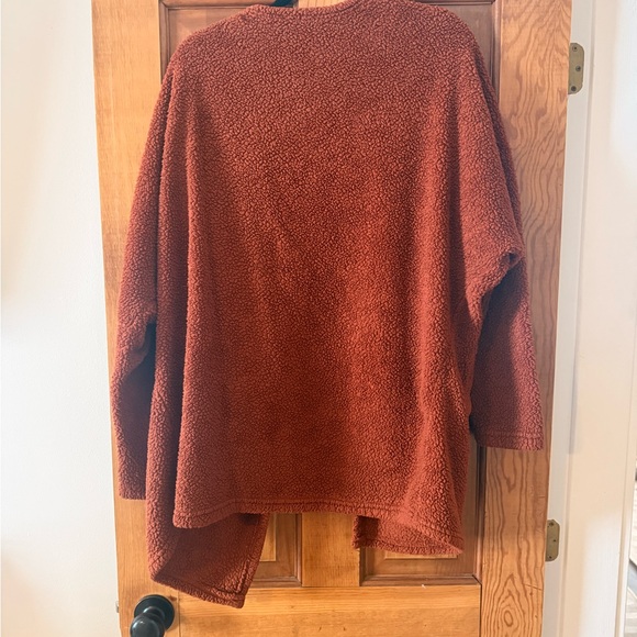 SHEIN Rust Open-Front Cardigan - Picture 3 of 3